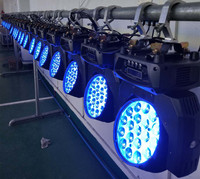 Yinuo Professional 19*15W RGBW DMX512 4-en-1 Zoom LED Moving Head Light Wash DJ Stage Lights pour Discothèque/Club/Fête/Bar