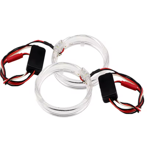 ไฟหน้าวงแหวน LED 12V ขนาด 89 มม. 95 มม. รูปทรงหลอด H4 แสงสีขาว 6000K ความสว่าง 6000 ลูเมนส์ ใช้ได้กับรถยนต์ทั่วไป รับประกัน 2 ปี - Product Image 2