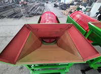 Séparateur de compost, sable et gravier pour terreau, tamis rotatif pour sol, machine de criblage de petites pierres, équipement de criblage de compost