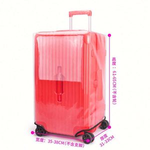Pvc Transparent Travel Luggage Protector for Carry Waterproof <b>Suitcase</b> Cover Plastic Protective - Product Image 3