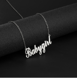 KRKC gioielli con ciondolo collana con nome Bling personalizzato in 3 <span class=keywords><strong>D</strong></span> bambini collana con nome personalizzato arabo argento placcato <span class=keywords><strong>oro</strong></span> 18 carati - Product Image 4