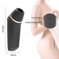 G-Punkt Vibrator für Frauen, Brustwarzen-Sauger, Stimulator mit Leckzunge, Saugvibrator für Frauen