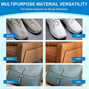 Crema Limpiadora para Zapatos de Cuero Blanco, Kit de Cuidado de Calzado - Product Image 4