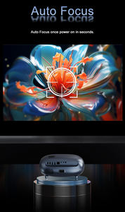 ชุดขาตั้งโปรเจคเตอร์แอนดรอยด์อัจฉริยะ <span class=keywords><strong>Q7</strong></span>ใหม่-HTP HD 1080P LCD โปรเจคเตอร์วิดีโอ dual-band WIFI แบบพกพา - Product Image 5