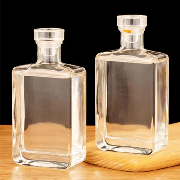 Botellas de vidrio para licor de Whisky, decantador para beber en el hogar