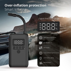 Inflador Eléctrico Inalámbrico de Aire, Compresor de Aire de 12v, Inflador de Neumáticos para Automóvil, Venta Caliente - Product Image 4