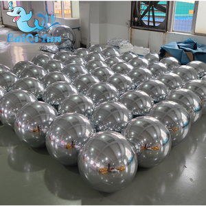 Produits tendance chauds fête mariage décoration miroir ballons géant gonflable balle Bolas De Espejos - Product Image 3