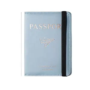 Anti-theft Portable PU Leather Passport Bag RFID Passport Holder The Necessary Ticket Holder For Overseas Travel Go