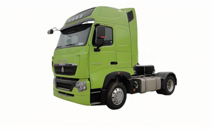 <span class=keywords><strong>SINOTRUK</strong></span> Howo <span class=keywords><strong>T7H</strong></span> 420 <span class=keywords><strong>540</strong></span> HP tête de tracteur nouveau 10 roues 6x4x2 camion Diesel Transmission manuelle direction gauche à vendre - Product Image 3