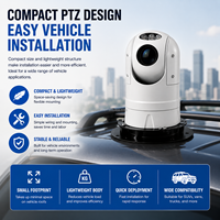 Cámara PTZ de Seguridad y Vigilancia de Largo Alcance con Seguimiento Automático, Bi-espectral, 200m IR