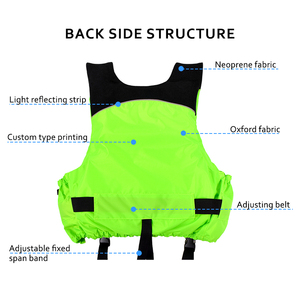 Giubbotti di salvataggio gilet di salvataggio di ultima generazione molto sottile bagnini pesca tricolore giubbotto di salvataggio nuoto per adulti - Product Image 4