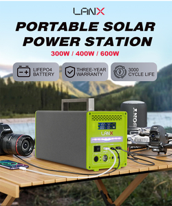 แบตเตอรี่ลิเธียมไอออน 300W 400W 600W เครื่องกำเนิดไฟฟ้า LiFePO4 ระบบกักเก็บพลังงานภายในบ้าน สถานีพลังงานแสงอาทิตย์แบบพกพาพร้อมแผงโซลาร์เซลล์ - Product Image 3