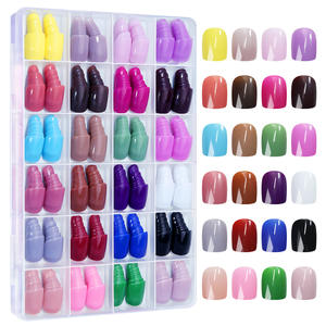 Vêtements de ballet carrés givrés style français personnalisés ensemble d'<span class=keywords><strong>ongles</strong></span> artificiels pour <span class=keywords><strong>Amazon</strong></span> manucure vente en gros <span class=keywords><strong>faux</strong></span> assortis - Product Image 4