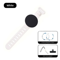Soporte Magnético para Teléfono con Correa de Reloj, Soporte Universal para Muñeca para Ciclismo, Correr, Conducir, Transmisión en Vivo, Compatible con iPhone