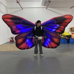 Costume <span class=keywords><strong>gonflable</strong></span> géant à ailes de papillon, modèle amusant à LED pour défilé Oxford - Product Image 3