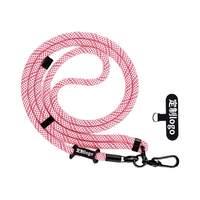 Cordón ajustable de poliéster de 7 mm con clip trasero para teléfono móvil, marca OEM, a la moda, con impresión digital, para llevar cómodamente, con junta.