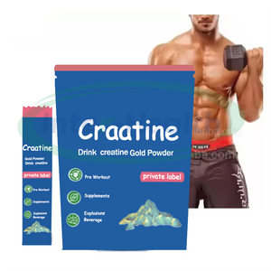 Creatina HCL Monohydrate Poudre Explosions Boisson Pré-Entraînement Suppléments Poudre D'or Pur Créatine - Product Image 2