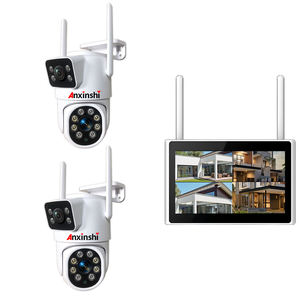 Anxinshi <span class=keywords><strong>Eseecloud</strong></span> 8CH <span class=keywords><strong>NVR</strong></span> con 10 pollici Monitor 4MP 2 lenti 2 schermo PTZ telecamera di rilevamento umano Wifi DOME telecamera di rete <span class=keywords><strong>NVR</strong></span> - Product Image 2