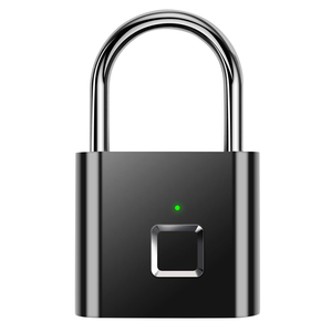 Cadenas intelligent à empreinte digitale avec logo personnalisé, en alliage <span class=keywords><strong>de</strong></span> zinc, rechargeable par USB, pour casiers <span class=keywords><strong>de</strong></span> gym, <span class=keywords><strong>de</strong></span> sport, d'école et <span class=keywords><strong>de</strong></span> personnel - Product Image 1