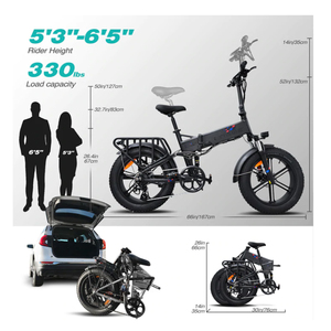 Dropshipping depuis l'entrepôt UE : Vélo ENGWE ENGINE X 48V13Ah 250W 25KM/H – Le modèle ENGINE X moins cher - Product Image 2