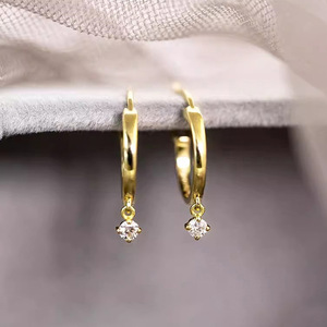 Orecchini Pendenti Geometrici Rotondi per Donne, Gioielli Eleganti Minimalisti per Uso Quotidiano - Product Image 3