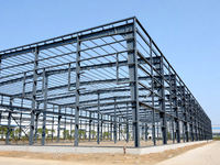 Edificio de Acero, Almacén, Estructura de Acero Prefabricada, Construcción Moderna de Estructura de Acero, Almacén Logístico