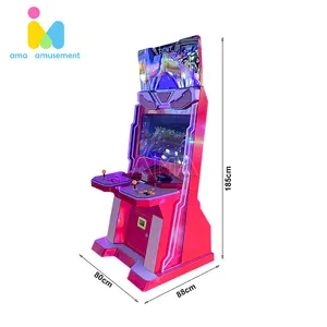 AMA Drei dimensionale zwei Lautsprecher Elektrischer Desktop Fighting Arcade Machine Street Fight