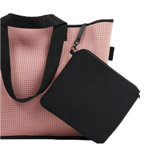 Sac fourre-tout de plage en <span class=keywords><strong>néoprène</strong></span> pour femmes, sacs à main de mer grande capacité en <span class=keywords><strong>néoprène</strong></span> avec petite pochette, nouvelle collection 2022 - Product Image 1