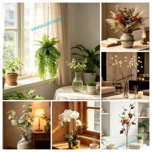 <span class=keywords><strong>Bouquet</strong></span> <span class=keywords><strong>de</strong></span> fleurs artificielles en plastique, ranunculus violet clair, durable et élégant, pour la décoration <span class=keywords><strong>de</strong></span> la maison, des mariages et des tables - Product Image 4