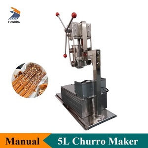 Máquina para hacer <span class=keywords><strong>churros</strong></span> de alta calidad, máquina para hacer <span class=keywords><strong>churros</strong></span> de 5 litros, fabricante de frutas latinas con olla para freír, equipo Manual para aperitivos de España - Product Image 3