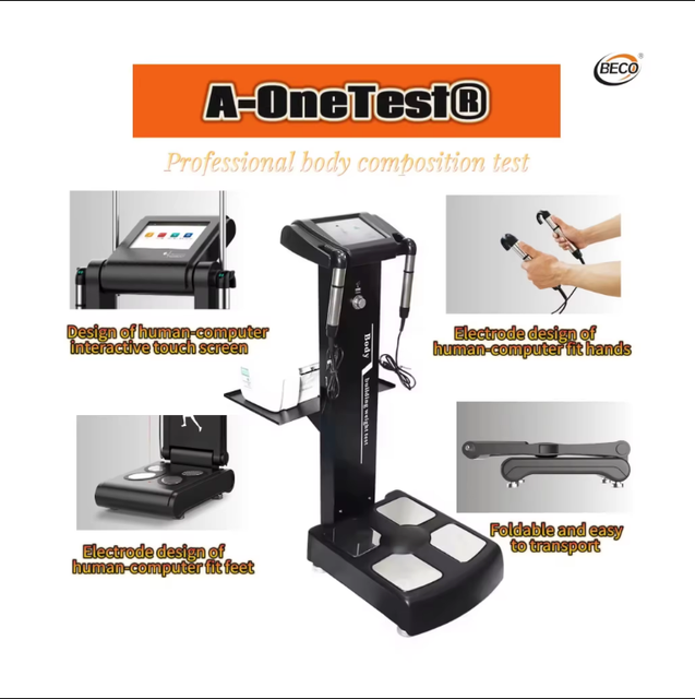 BECO GS6.5C+ Professional Body Composition Scanner with 3D Avatar and 8 Point Electrode for Fitness Assessment