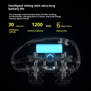 Massageador de Couro Cabeludo Ajustável em Intensidade Multinível para Relaxar Profundamente os Músculos da Cabeça e Aliviar Dores de Cabeça - Product Image 4