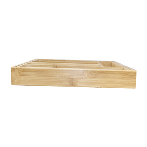 Vente en gros extensible réglable bambou couverts ustensile plateau <span class=keywords><strong>cuisine</strong></span> <span class=keywords><strong>tiroir</strong></span> organisateur pour argenterie couverts couteaux - Product Image 5