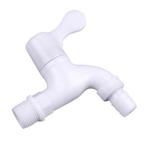 Factory High Quality digital water faucet washing machine double taps plastic abs tap