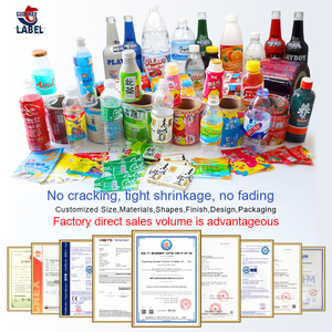 Étiquettes thermorétractables en PVC personnalisées <span class=keywords><strong>à</strong></span> forte adhérence pour bouteilles/<span class=keywords><strong>bocaux</strong></span> de boissons/café - Imperméables, non toxiques, résistantes aux UV, imprimables pour l'emballage - Product Image 4