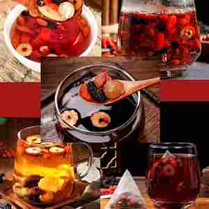 Thé détoxifiant aux dix trésors de ginseng OEM pour femmes et hommes, nettoyage naturel des reins à base de plantes chinoises, 6 ingrédients précieux, thé aromatisé - Product Image 3