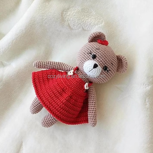 ชุดสูทและหมี<span class=keywords><strong>คู่</strong></span>โครเชต์น่ารักสำหรับเจ้าสาวและเจ้าบ่าวของขวัญวันวาเลนไทน์ - Product Image 6