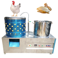 Machine à plumer les volailles entièrement automatique en acier inoxydable pour canards, oies, équipement d'abattage de haute qualité pour restaurants et usage agricole