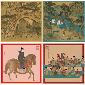 Écharpes carrées élégantes pour femmes 53*53cm, écharpe en <span class=keywords><strong>soie</strong></span> décorative avec dessin <span class=keywords><strong>de</strong></span> Nénuphars <span class=keywords><strong>de</strong></span> Picasso et Monet - Product Image 2