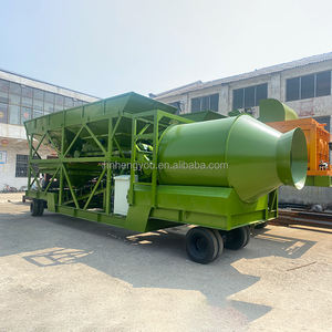 Fabrik preis Mobile Beton mischa nlage Preis 25 M3/h Mobile Beton mischa lagen Fertig mischa nlage zum Verkauf - Product Image 3