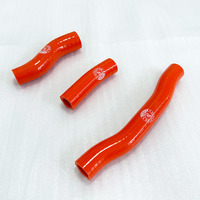 Kit de Tuyaux de Refroidissement en Silicone pour Moto RODIN CKT023 Orange pour 300 XC 2019 avec Garantie d'un An, Adaptation Universelle
