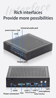 PC de bureau Intel Mini Office Intel Core I3/i5/i7 8GB RAM 256 Win11 Petit ordinateur de bureau pour le cinéma maison, le travail et les jeux légers