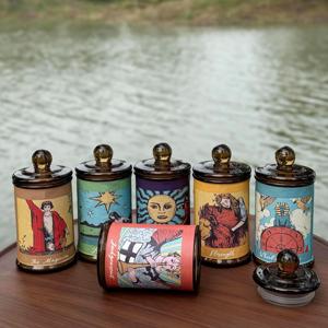 Nouveauté vente en gros de cire de soja faite à la main sans fumée 120g <span class=keywords><strong>bougies</strong></span> aromatiques magiques de tarot fournitures pour <span class=keywords><strong>bougies</strong></span> parfumées de soja - Product Image 2
