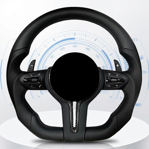 <span class=keywords><strong>Volant</strong></span> sport avec cuir perforé et <span class=keywords><strong>multifonction</strong></span> pour <span class=keywords><strong>BMW</strong></span> Série F F10 F20 F30 F32 F15 E90 E92E - Product Image 1