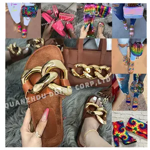 2021 Designer Frauen Schlangen leder Gelee Kette Damen Kinder große Handtasche Rucksack Geldbörse und Schuh rutsche Slipper Sandalen passende Tasche Set