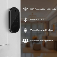 Anti-vol pour maison, mot de passe par empreinte digitale, application pour téléphone portable, déverrouillage électronique, télécommande intelligente