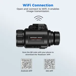 Monoculaire de vision nocturne GOYOJO GNG2K 2K/60Hz, lunettes de vision nocturne numériques, montable sur casque, 940nm <span class=keywords><strong>NVG</strong></span> pour la tactique/la chasse/le camping - Product Image 3