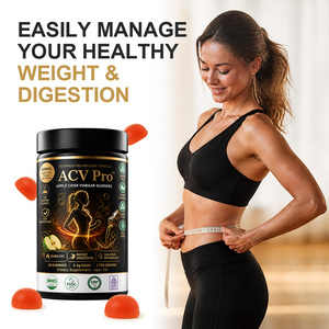 Gomitas de Vinagre de Sidra de Manzana ACV <span class=keywords><strong>Pro</strong></span>, Veganas, Sin Azúcar, Sin OMG, Quemagrasas, Pérdida de Peso, Aumento del Metabolismo, Desintoxicación Diaria, Digestivas - Product Image 3