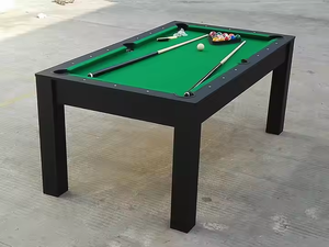 Table de Billard Pliante 2-en-1 pour Maison, 7 Pieds, Style de Meubles, Fonction de Retour de Boule-pour Billard, Salle à Manger, Snooker - Product Image 3