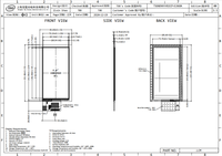 Écran LCD TFT QSPI SPI de 6,0 pouces, résolution 480x960, module de panneau tactile capacitif pour STM32 ESP32 HMI